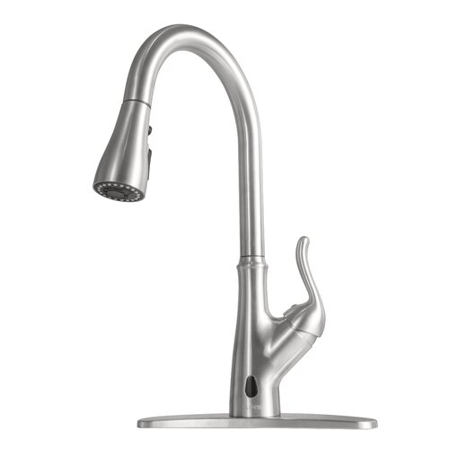 Symple Stuff Mowry Pull Down Touchless Kitchen Faucet Wayfair Canada